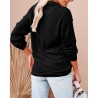 Yxaliorium Women's Long Sleeve Henley Neck T-Shirt - 100% Cotton, Ultra-Soft & Breathable for Fall Winter Casual Wear
