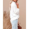 Yxaliorium Women's Long Sleeve Henley Neck T-Shirt - 100% Cotton, Ultra-Soft & Breathable for Fall Winter Casual Wear
