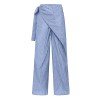 Yxaliorium Women's Fall Striped Trousers - Trendy Elastic Drawstring Waist Casual Lounge Pants