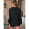Yxaliorium Women's Casual Long-Sleeve T-Shirt - 100% Cotton, Soft & Breathable Everyday Tee