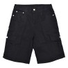 Yxaliorium Women Stretchy High Waisted Hiking Cargo Shorts Baggy with Pockets Lose Fit Knee Length Cotton