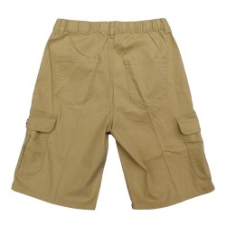 Yxaliorium Women Stretchy High Waisted Hiking Cargo Shorts Baggy with Pockets Lose Fit Knee Length Cotton