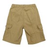 Yxaliorium Women Stretchy High Waisted Hiking Cargo Shorts Baggy with Pockets Lose Fit Knee Length Cotton