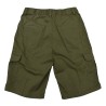Yxaliorium Women Stretchy High Waisted Hiking Cargo Shorts Baggy with Pockets Lose Fit Knee Length Cotton