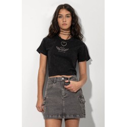 Yxaliorium Women Jeans Skirts Aline Shorts Grey Stretchy Dresses