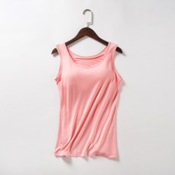 Yxaliorium Womens Tank Tops with Bra Cotton Soft Underwear