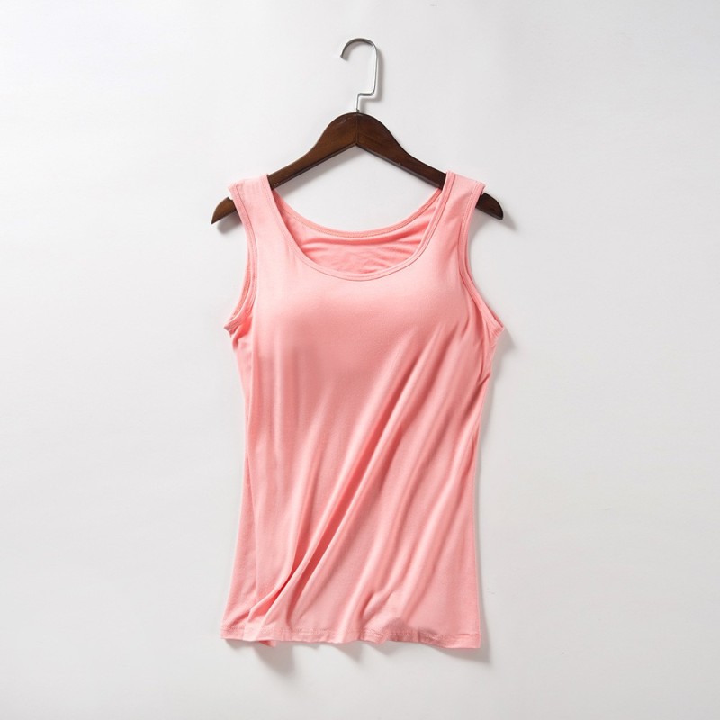 Yxaliorium Womens Tank Tops with Bra Cotton Soft Underwear