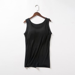 Yxaliorium Womens Tank Tops with Bra Cotton Soft Underwear